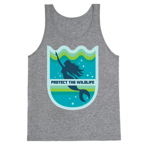 Protect The Wildlife (Mermaid) Tank Top
